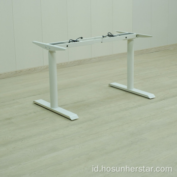 Double Motor Single Desk Stand